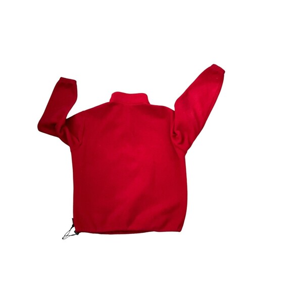 Vintage J.Crew Oarsman Quarter Zip Fleece Mens Small Long Sleeve Red 1/4 Zip - Picture 8 of 10